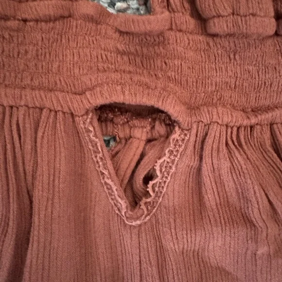 Free People Look into the Sun Terracotta Backless Maxi Dress Cut out Size Small - Picture 8 of 12